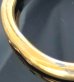 Photo8: Pure Gold Wrap Wire O-Ring Bangle (7.5mm)