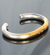 Pure Gold Wrap Wire O-Ring Bangle (7.5mm)