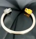 Photo2: Pure Gold Wrap Lion Round Wire Bangle (4.5mm) (2)