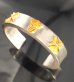 Photo6: Pure Gold Wrap On Raised G&Crown & Maltese Cross Flat Bar Bangle 10mm Bold