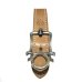 Photo2: Skull On American Classic Square Buckle With Phantom T-bar & O-ring Belt Loop (2)
