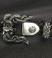 Photo9: Large Snake & Buffalo Skull Belt Buckle