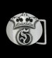 Photo1: G&Crown Belt Buckle (1)