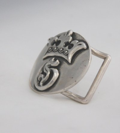 Photo4: G&Crown Belt Buckle Medium