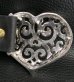 Photo5: Heart Belt Buckle