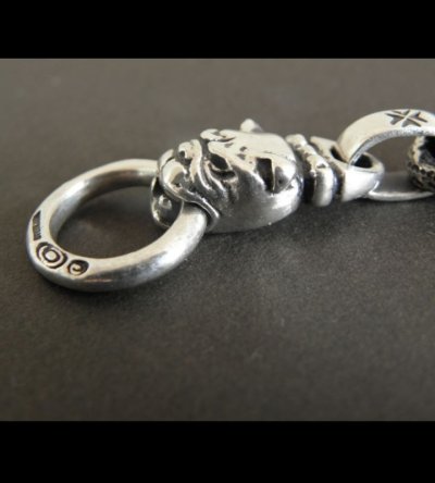 Photo2: Quarter Old Bulldog With H.W.O & Chiseled Anchor Links Bracelet