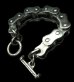 Photo1: Motorcycle Chain Bracelet (Large) (1)