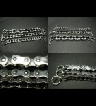 More Photo3: Motorcycle Chain Bracelet (Large)