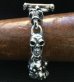 Photo14: All Skulls Link Bracelet