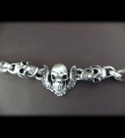 More Photo2: Skull wing with 2skulls bracelet