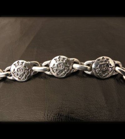 Photo4: Medium atelier mark links bracelet