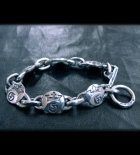 More Photo2: Medium G&Crown links bracelet