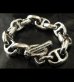 Photo5: All Smooth Anchor Chain Links Bracelet