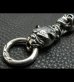 Photo19: Stud Bolo Neck Old Bulldog With 7-Skull Links Bracelet