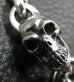 Photo5: Stud Bolo Neck Old Bulldog With 4Skulls & Small Oval Links Bracelet