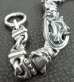 Photo3: Half Sculpted Oval With Old Bulldog & Bulldog & Small Oval, Boat Chain Bracelet