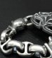 Photo6: Sculpted Oval With 2medium Long Neck Panthers & Smooth H.W.O Anchor Links Bracelet