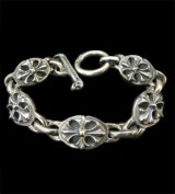 All Cross Oval Links Bracelet