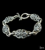 All Sculpted Oval Links Bracelet