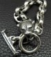 Photo7: Half Panther With Maltese Cross H.W.O & Smooth Anchor Links Bracelet