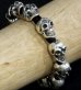 Photo14: 8Skulls braid leather bracelet