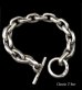 Photo1: Master Oval Chain Links Bracelet (1)