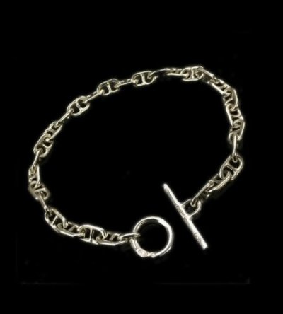 Photo1: 5.5mm Anchor Chain Bracelet