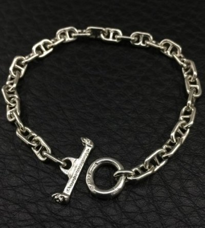 Photo2: 5.5mm Anchor Chain Bracelet