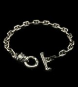 5.5mm Anchor Chain With Old Bulldog Bracelet