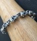 Photo7: Quarter 11 Skull Links Bracelet