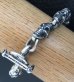 Photo14: Quarter 11 Skull Links Bracelet