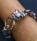 Photo16: 18K Gold O-ring With 2 Bulldogs & 4 Boat Links Bracelet