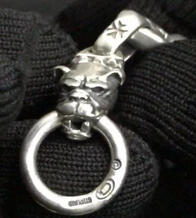 Photo2: Quarter Old Bulldog With H.W.O & Anchor Links Bracelet