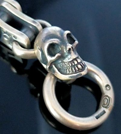 Photo2: Bike Chain Bracelet  W/Skull (11mm)