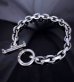 Photo8: Quarter Small Oval Chain Bracelet