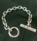 Photo6: Ultimate T-bar With Small Oval Chain Links Bracelet