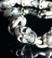 Photo12: All Skulls Link Bracelet