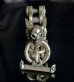 Photo3: Motorcycle Chain With Skull Bracelet (Midium)