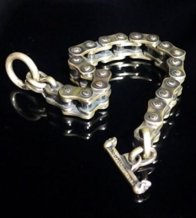 Photo2: Bike Chain Bracelet  (11mm)