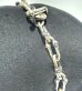 Photo7: 1/32 Double Skull Long Small Oval Links Bracelet