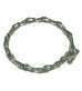 Photo6: 1/64 Double Skull Long Small Oval Links Bracelet