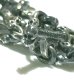 Photo4: 1/64 Double Skull Long Small Oval Links Bracelet