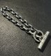 Photo4: Half Ultimate T-bar With Half Small Oval Chain Links Bracelet