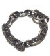 Photo1: Double Triangle Anchor Chain Links Bracelet (1)