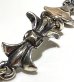 Photo2: Gothic Grooved Flare Links Bracelet (2)