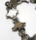 Photo3: Gothic Grooved Flare Links Bracelet