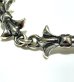 Photo6: Gothic Grooved Flare Links Bracelet
