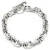 Photo7: Quarter All Smooth Anchor Chain Links Bracelet 