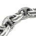 Photo3: Quarter All Chiseled & Smooth Anchor Chain Links Bracelet (3)