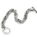 Photo5: Quarter All Chiseled & Smooth Anchor Chain Links Bracelet (5)
